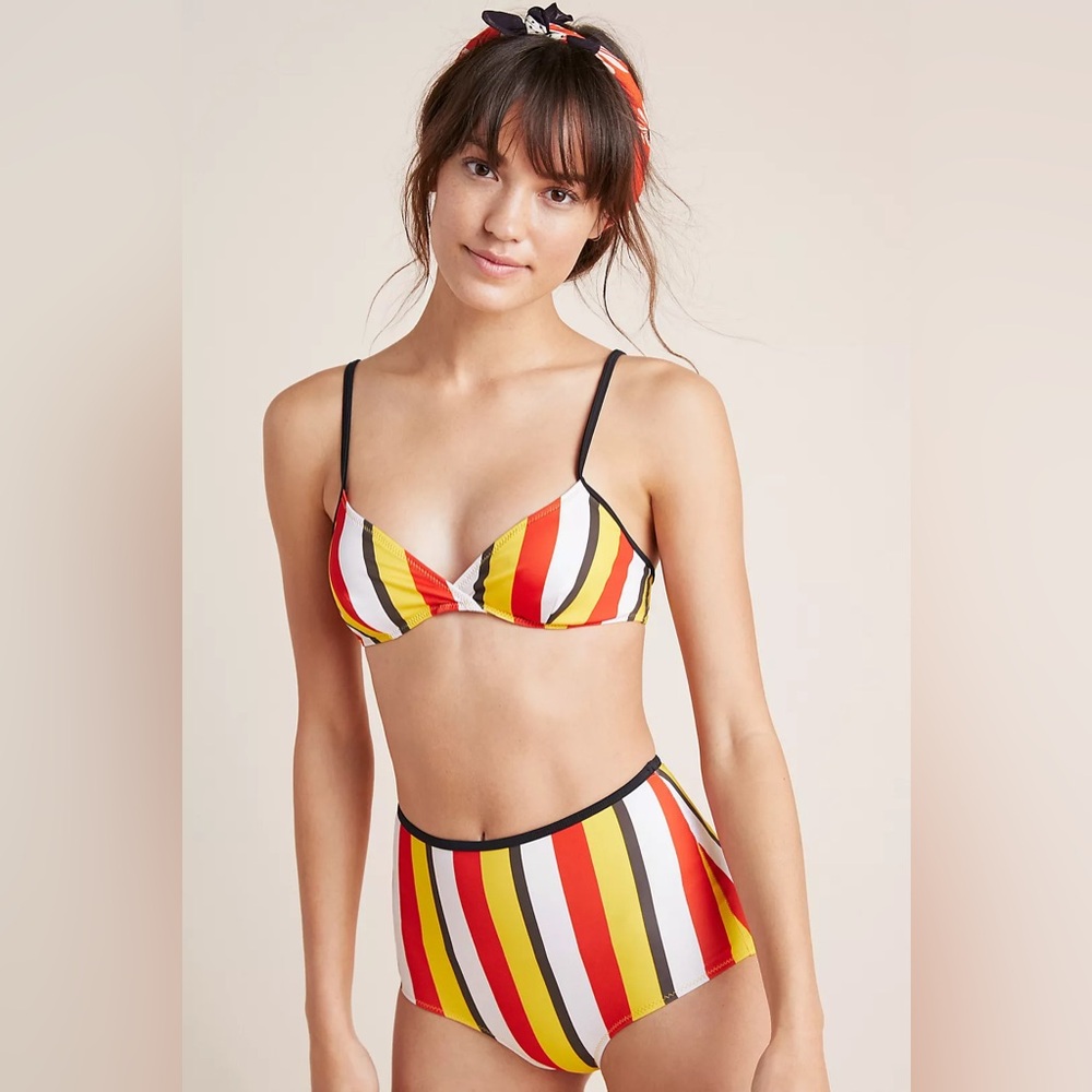 Solid & Striped ANTHROPOLOGIE The Brigitte Bikini Bottoms - Picture 2 of 10
